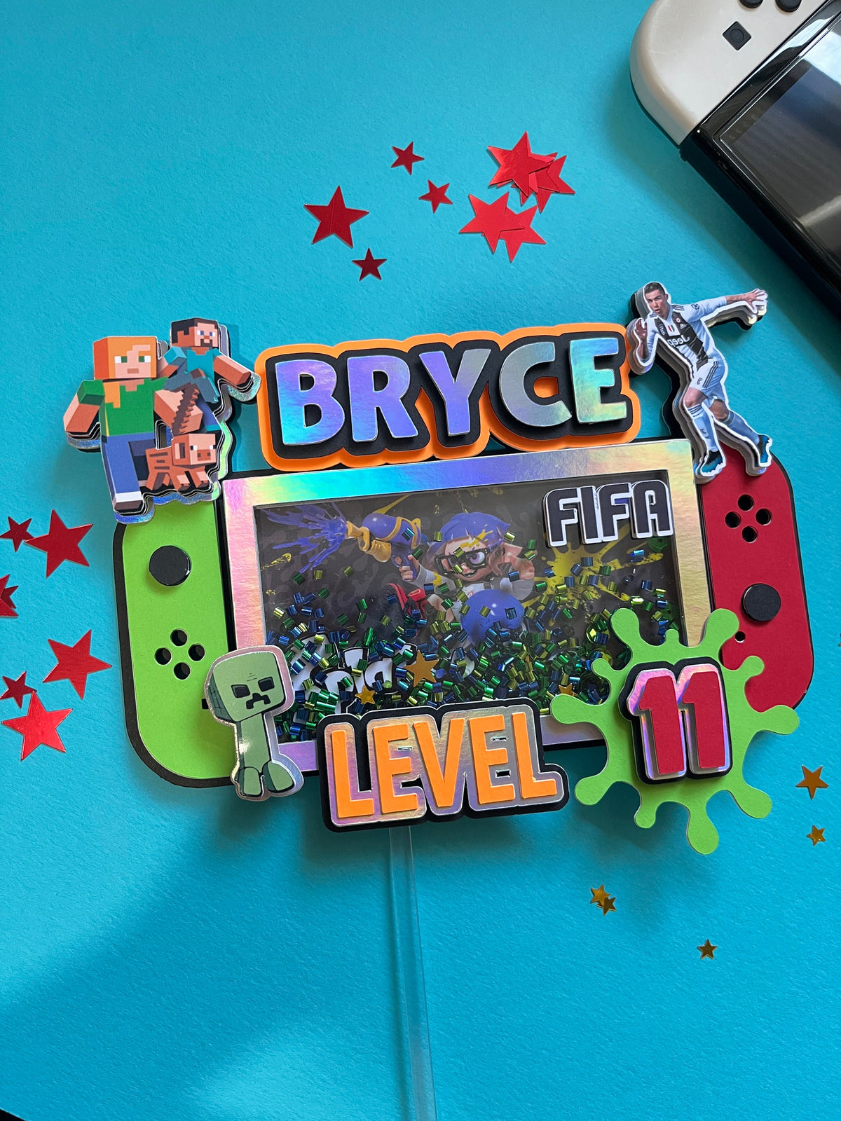 Nintendo switch cake topper – KariCreativeParty